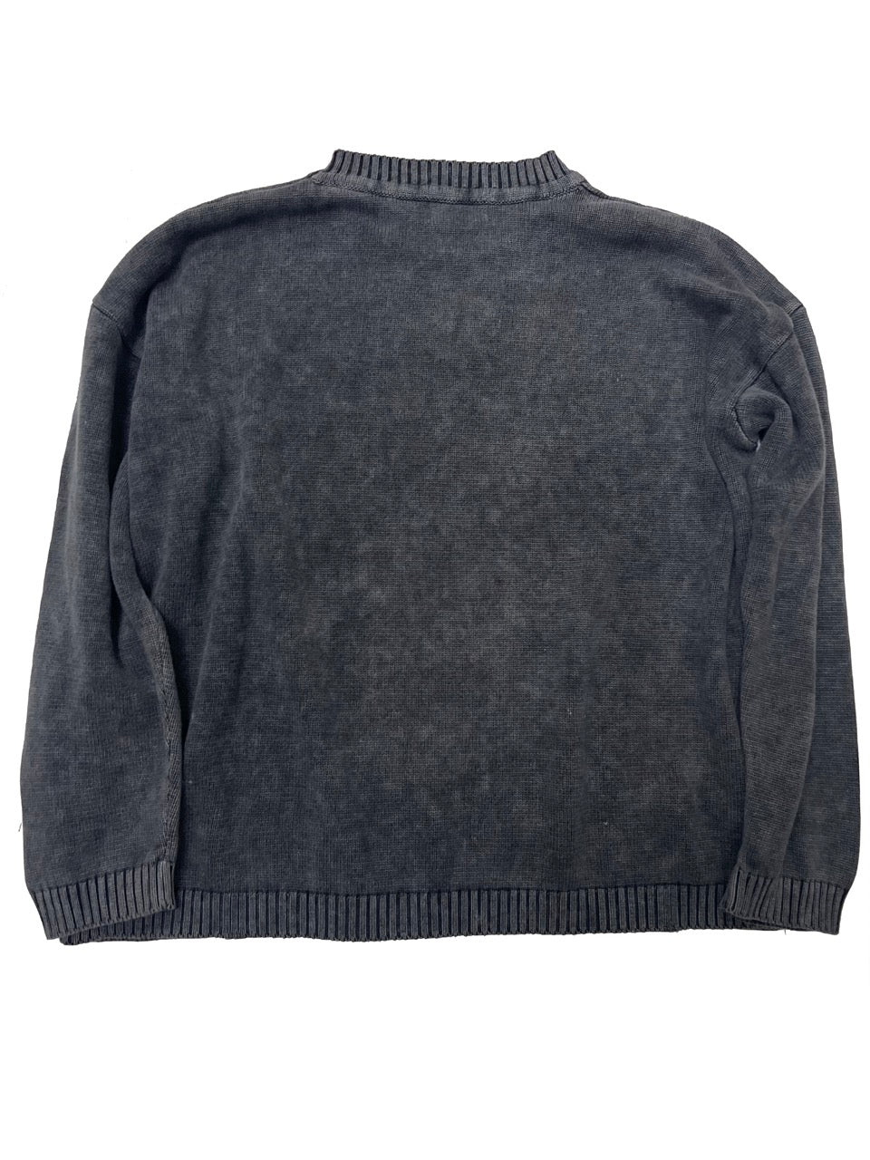 ACID WASHED KNITWEAR SWEATER