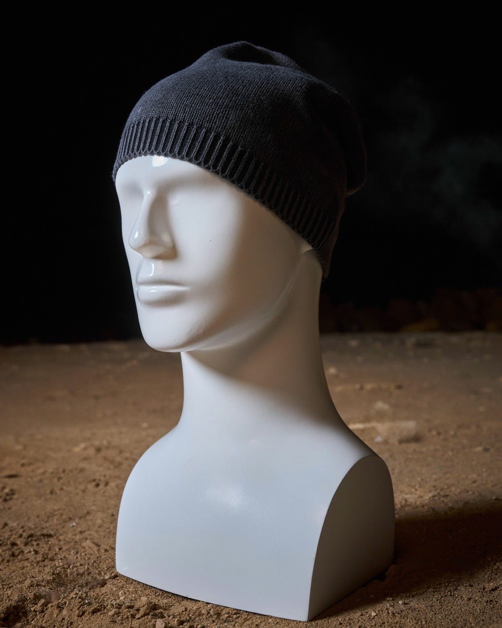 ACID WASHED KNITWEAR BEANIE