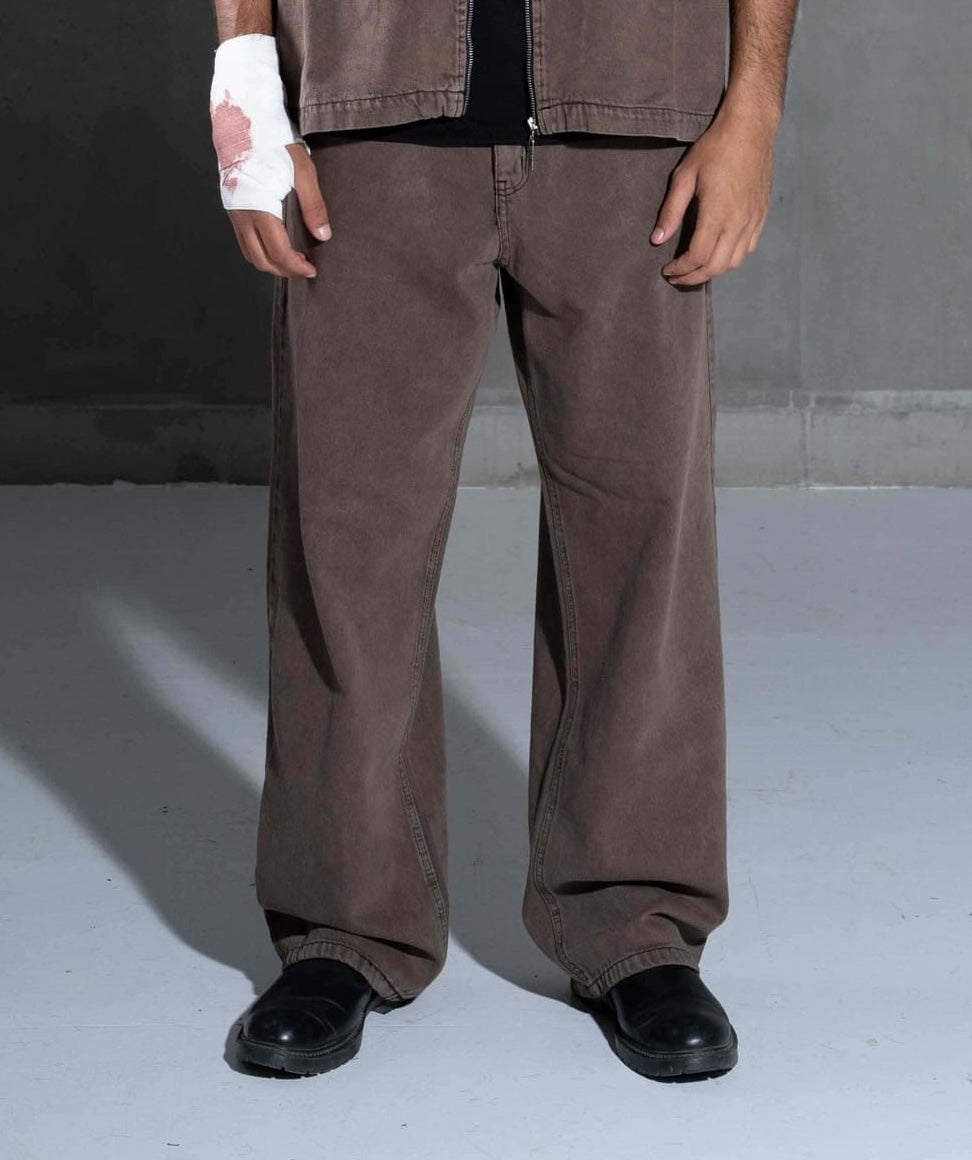 Brown Denim Jeans