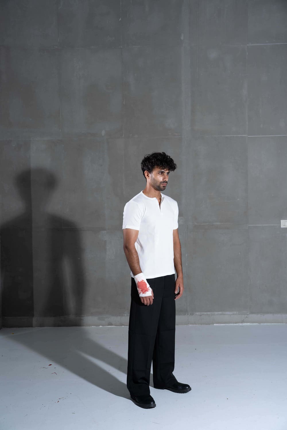 White Henley Shirt