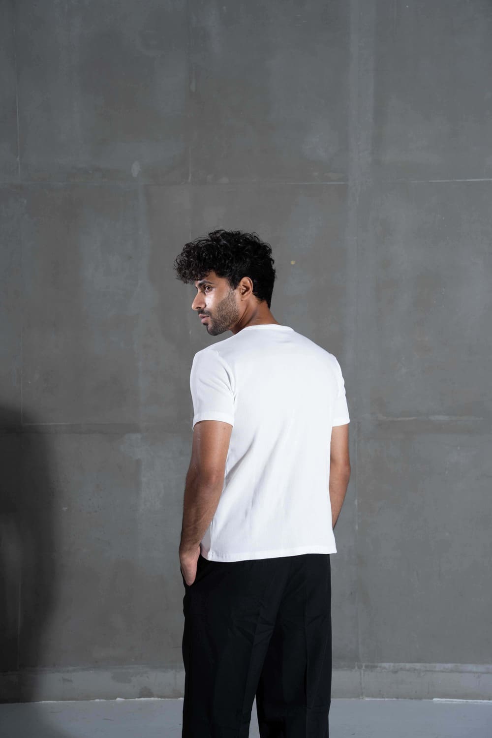 White Henley Shirt