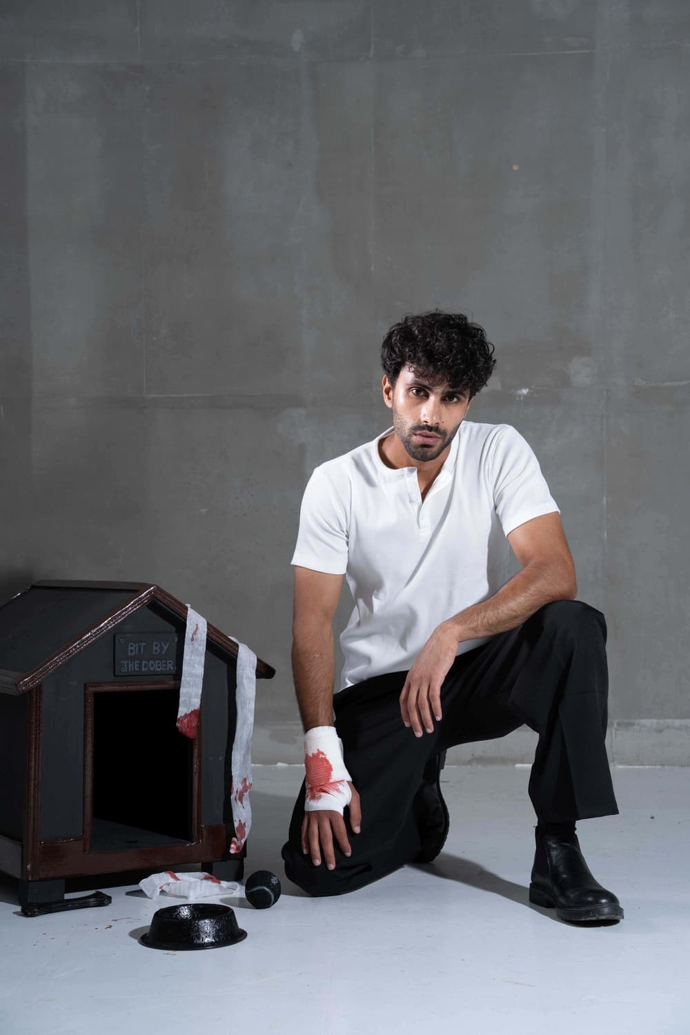 White Henley Shirt