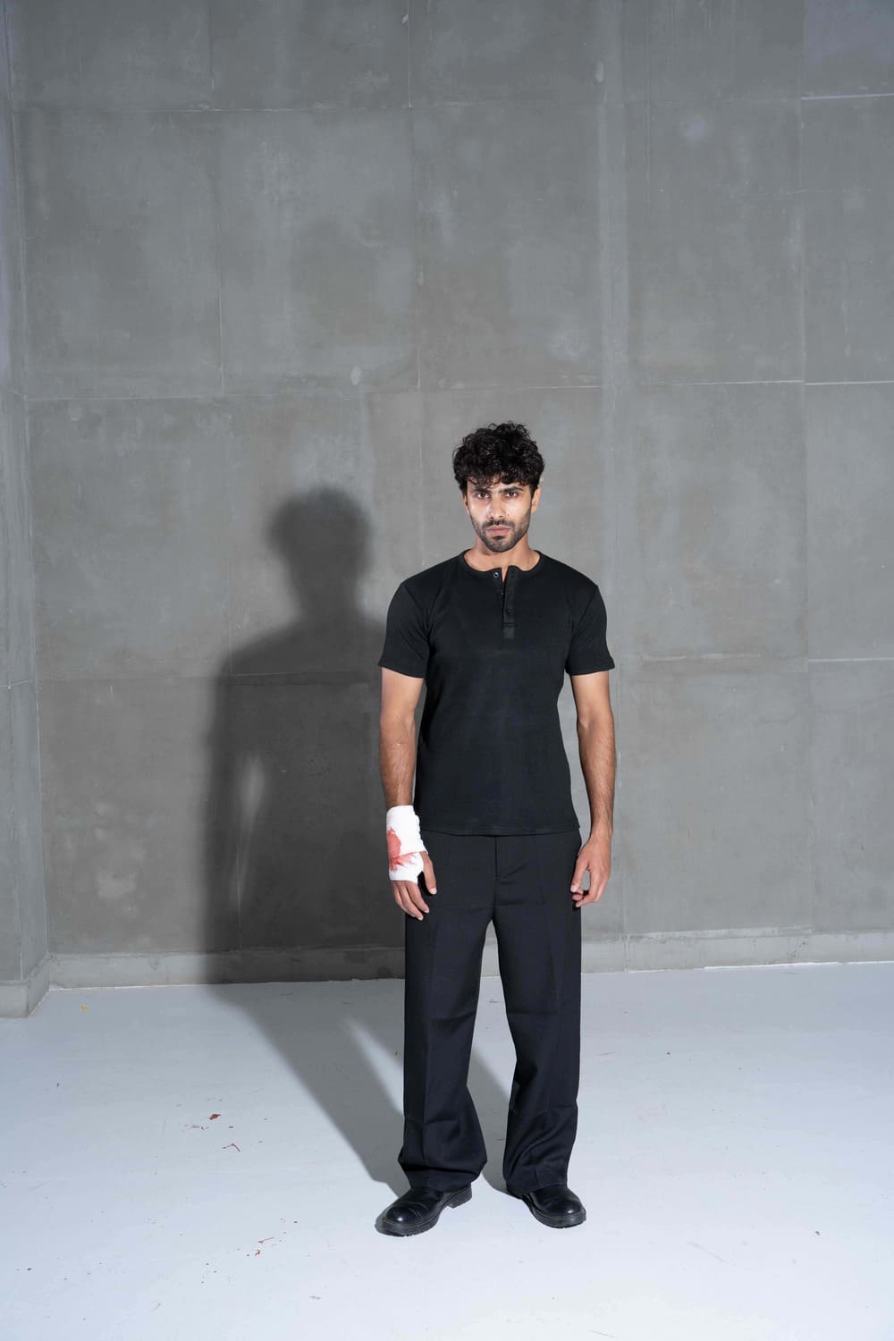 Black Henley Shirt