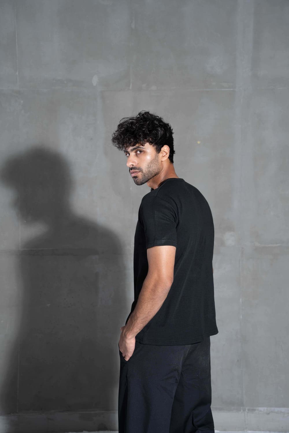 Black Henley Shirt